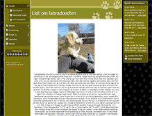 Tablet Screenshot of labradoodle.dk